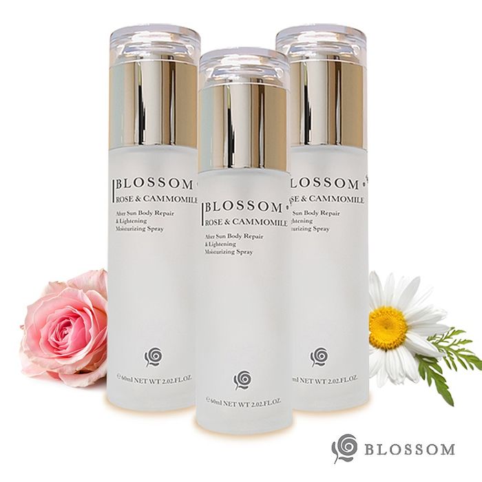 【blossom】玫瑰洋甘菊植萃净白无瑕焕采保湿喷雾(60ml/瓶)x3件组