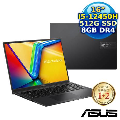 ASUS Vivobook 16X K3605ZC-0062K12450H 16吋筆電