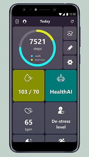 ASUS HealthAI 獨家技術 — 個人化的健康提示