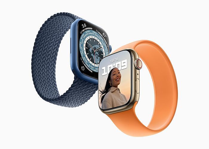 Apple Watch Series 7 配備更大、更先進的顯示器，10 月 8 日 (星期五) 開放預訂。