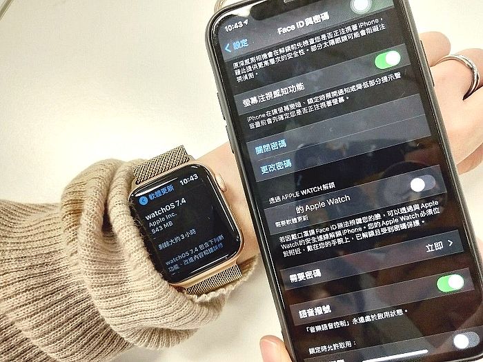 透過 Apple Watch 解鎖 iPhone 手機