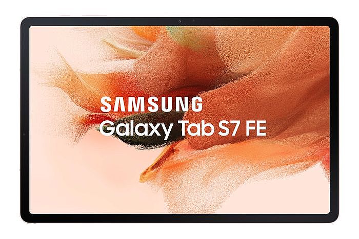 Galaxy Tab S7 FE Wi-Fi 版星動粉正面