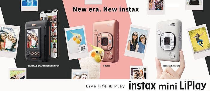 FUJIFILM instax mini LiPlay 馬上看相機｜進階時尚款－拍印一機帶著走