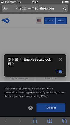 下載「_EnableBeta.clock」檔案