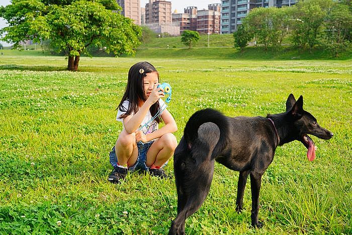 愛犬成為她的專屬模特