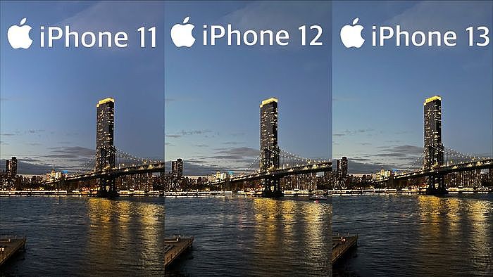 iPhone 11、iPhone 12、iPhone 13鏡頭拍照評比