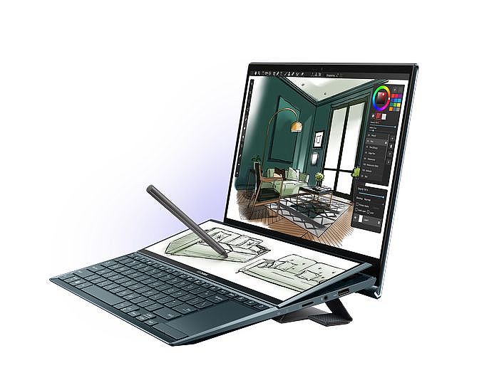 ScreenPad Plus 提供更多工作視覺空間