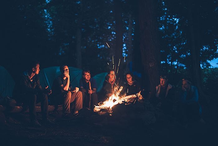 露營可以使人個性變得比較開朗、心胸開闊