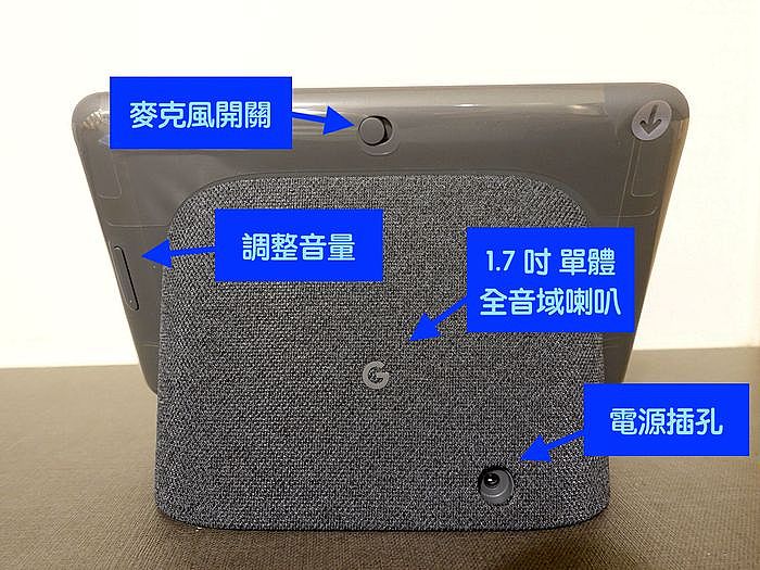 Google Nest Hub 2 背面