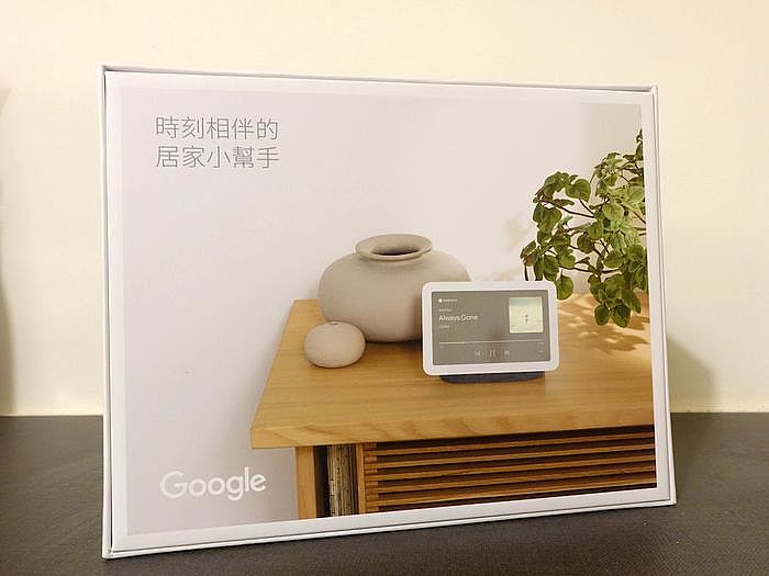 Google Nest Hub 2 外盒背面