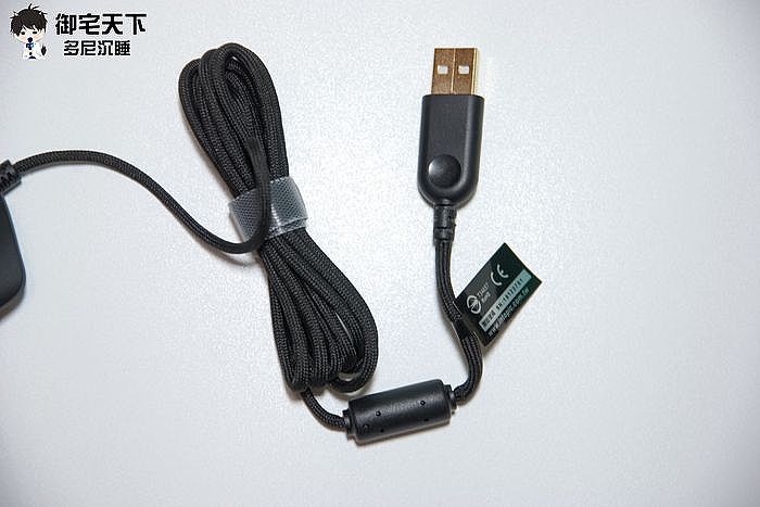 線材用編織線、鍍金 USB 頭