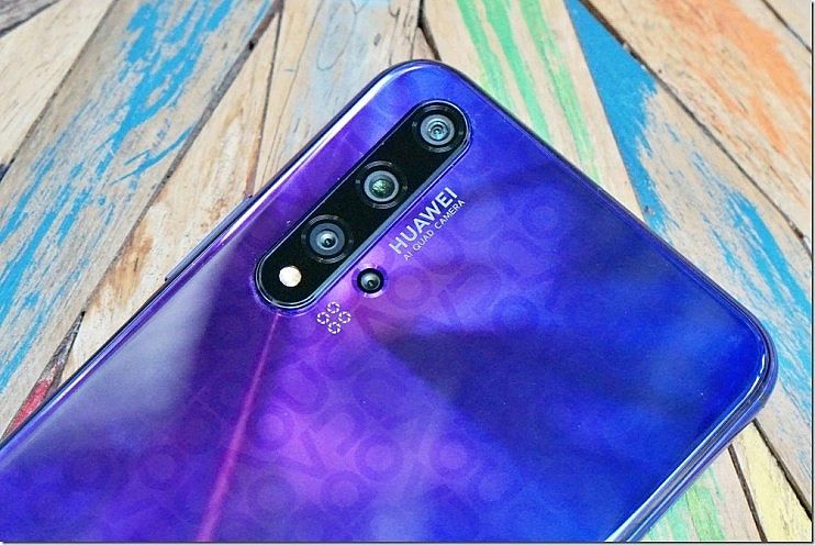 四鏡頭準旗艦！支援 Google 行動服務 HUAWEI nova 5T 繽紛新機動手玩