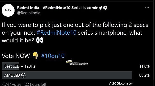 紅米新機海外首發 Redmi Note 10系列3月初印度亮相