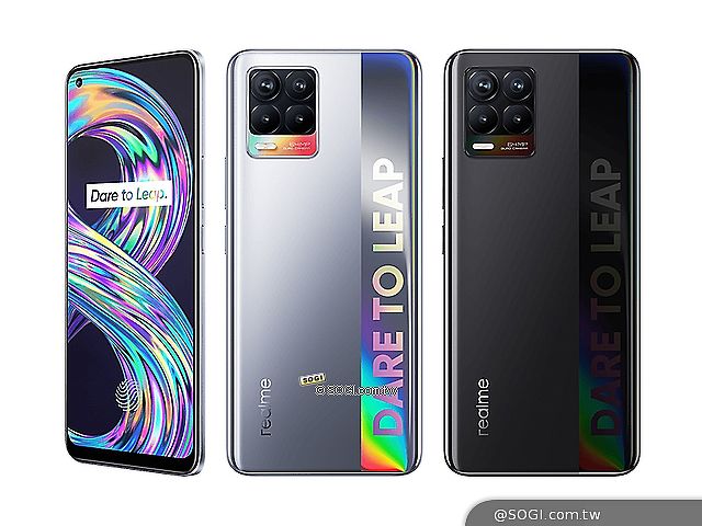 realme 8系列4G手機發表 8 Pro擁有1.08億畫素相機