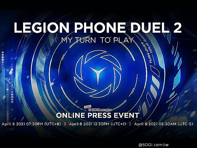 聯想二代電競手機 Legion Phone Duel 2確定4/8發表