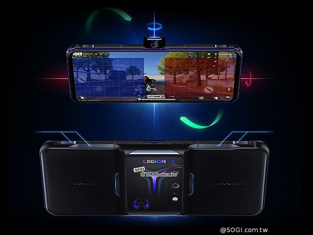 聯想發表二代電競手機Legion Phone Duel 2 中置架構2.0搭配八指操控