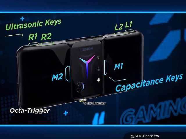聯想發表二代電競手機Legion Phone Duel 2 中置架構2.0搭配八指操控