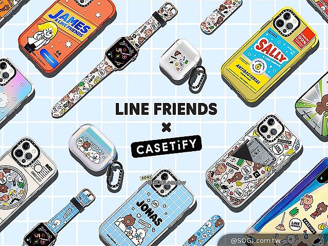 CASETiFY攜手LINE FRIENDS 推出聯名配件產品