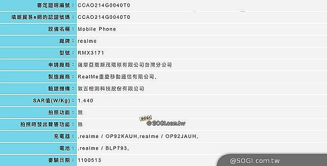 6千大電量4G手機 realme narzo 30A最快6月台灣上市