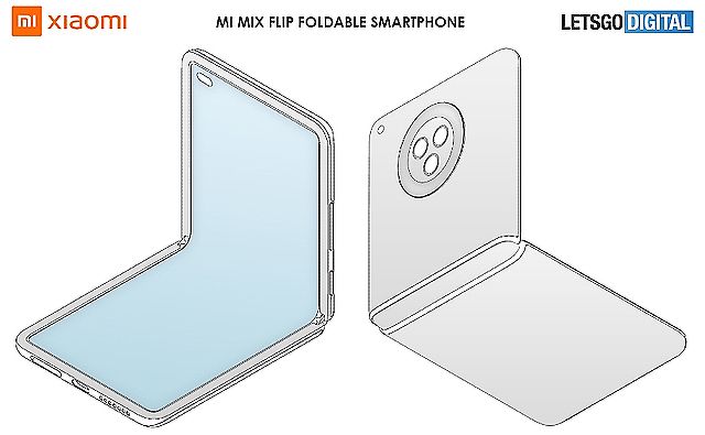 小米新設計專利曝光！展示超小鏡頭與翻蓋折疊手機外型