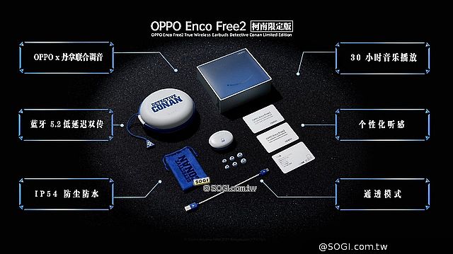 與柯南聯名！OPPO發表Reno6 Pro+等多款限定產品