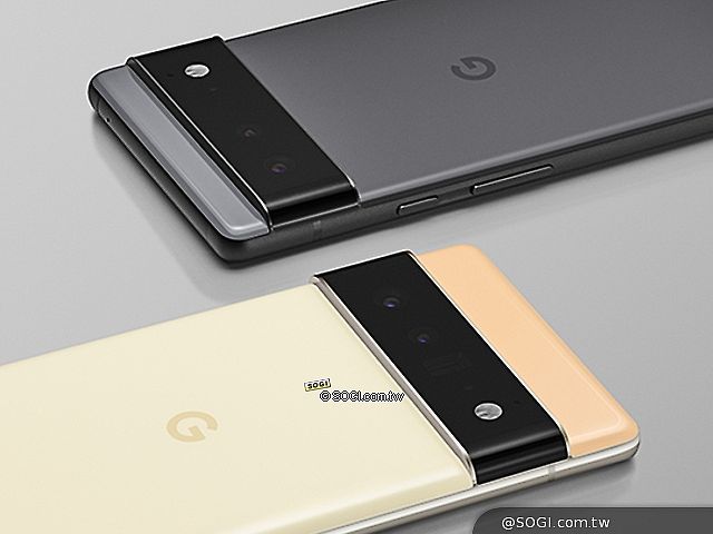 Google Pixel 6與6 Pro外型公布 採用自研AI晶片Tensor