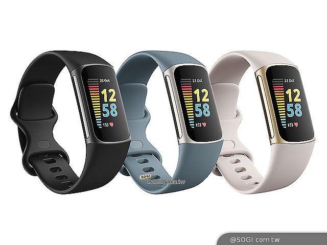 首度加入彩色螢幕 Fitbit Charge 5智慧手環開放預購