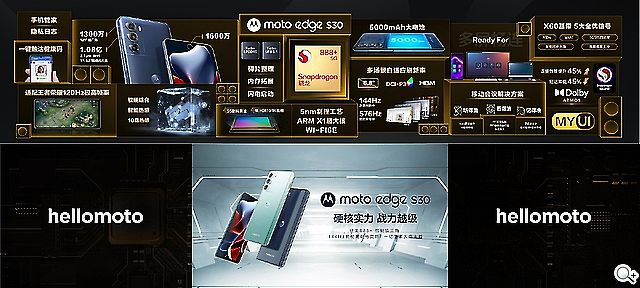 高通Snapdragon 8 Gen 1首款手機Motorola edge X30發表