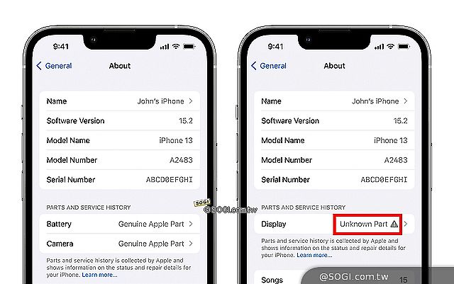 iPhone維修零件是否為原廠貨？iOS 15.2將新增檢測功能