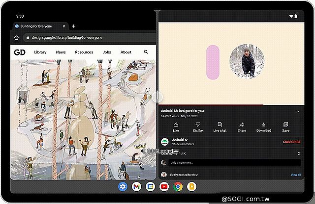 更適合大螢幕使用！Google推出Android 12L特色功能