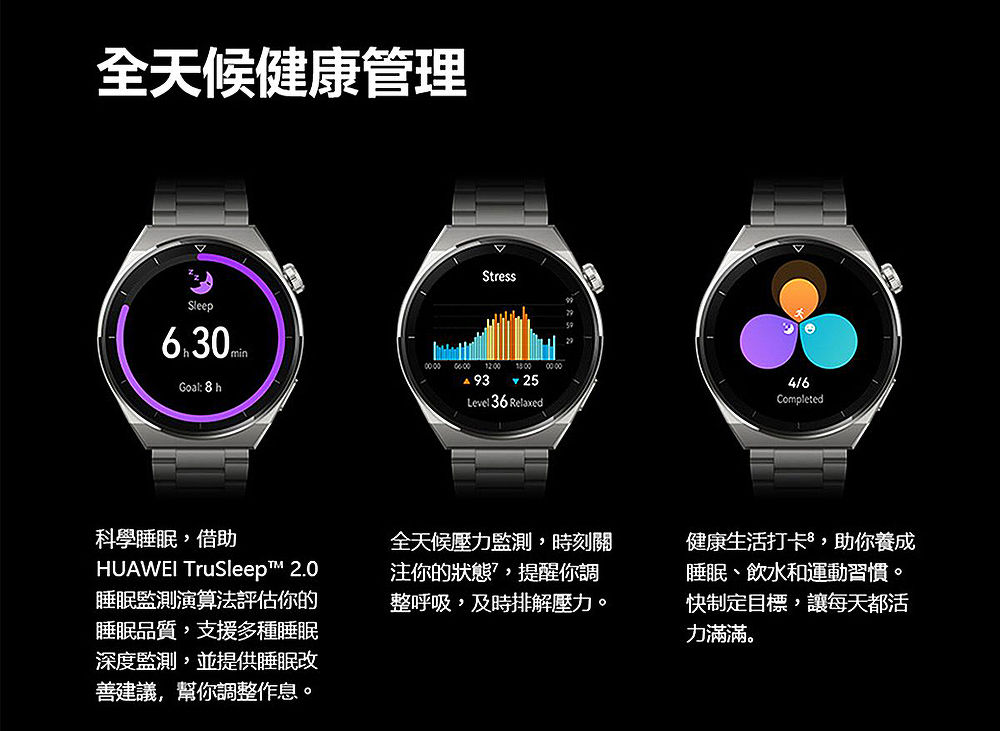 Huawei Watch Gt 3 Pro 46mm 運動款 曜石黑 耳機 穿戴 手機配件 Myfone購物