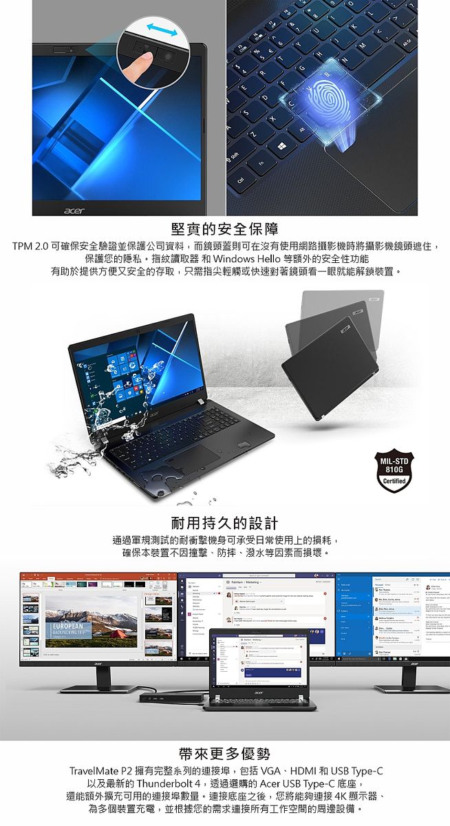 Acer 筆電 TMP214-53 I5-1135G7/8G/512G SSD/W10P/3Y