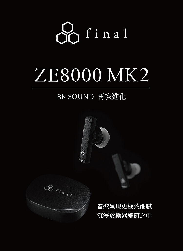 final (ファイナル) ZE8000 MK2 - イヤホン