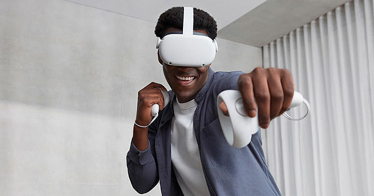 Meta Quest】Oculus Quest 2 VR 頭戴式裝置(128G)-數位．相機．電玩