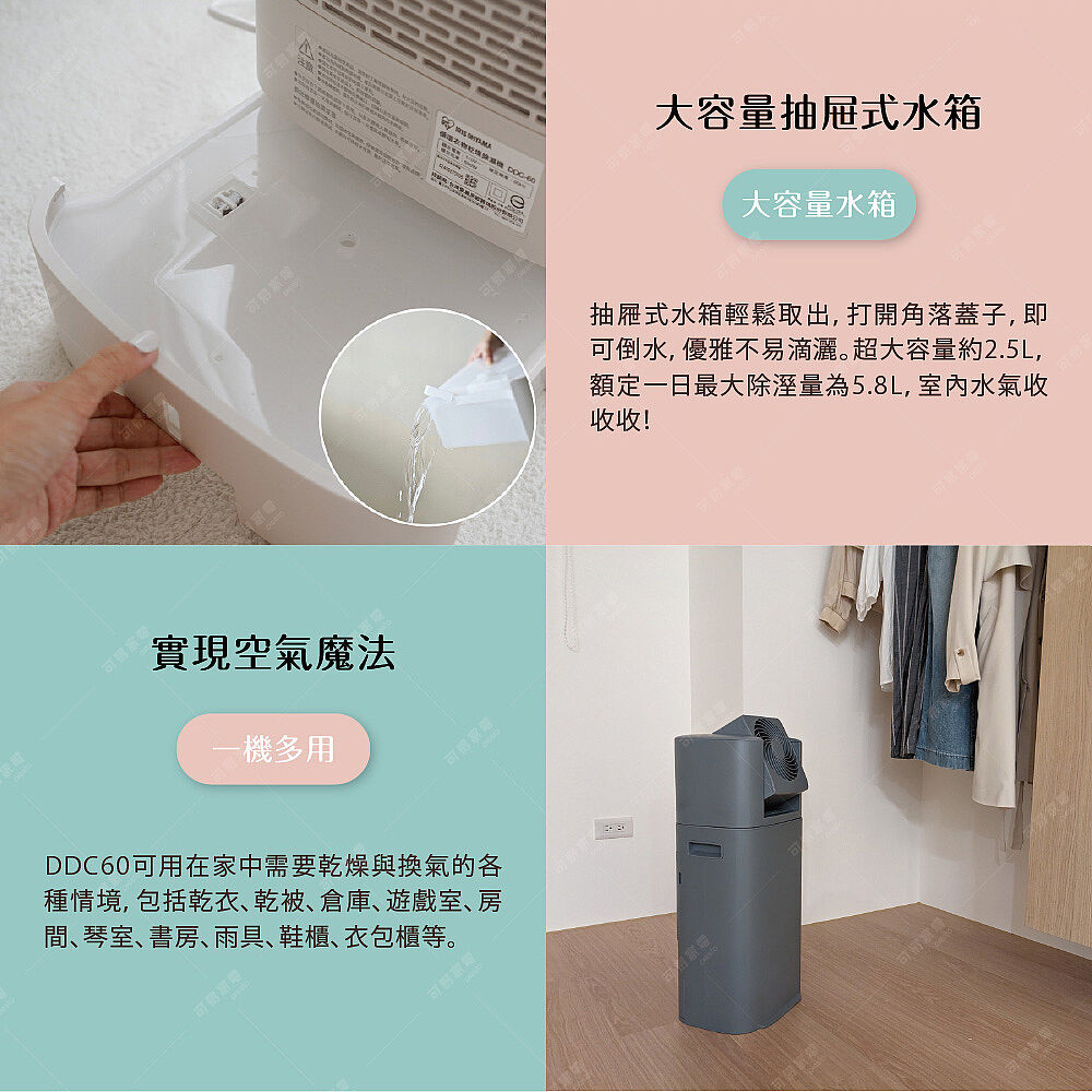 IRIS日本乾燥循環除濕機 DDC-60