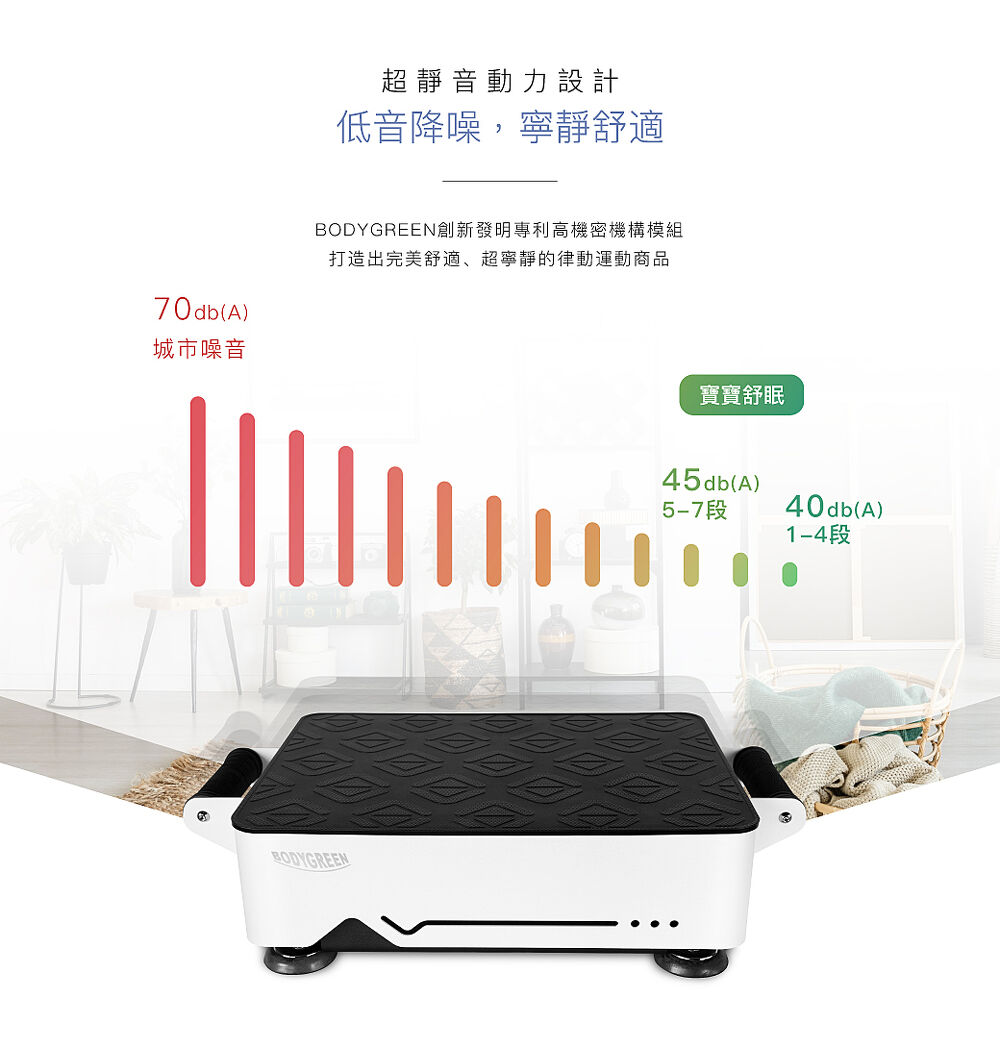 低音降噪，寧靜舒適