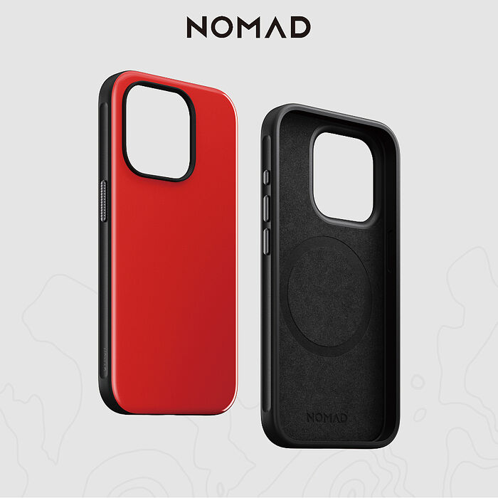 美國NOMAD 運動彩酷保護殼-iPhone 15 系列 紅iPhone 15 Pro Max (6