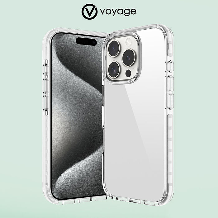 VOYAGE iPhone 16/16Plus/16Pro/16ProMax 超軍規防摔保護殼Pure Clear-純淨iPhone 16 ProMax(6.9