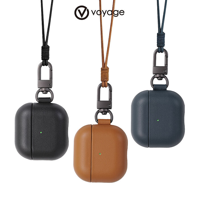 【加價購】VOYAGE AirPods 4 NAPPA真皮防摔保護殼棕色