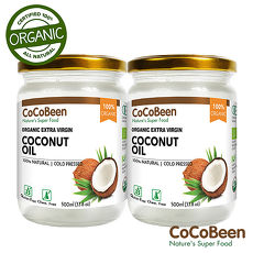 【斯里蘭卡CoCoBeen】有機初榨冷壓椰子油2入組(500ml/瓶)