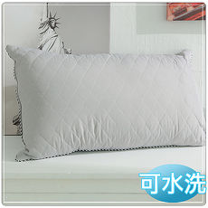 【JOY】可水洗鋪棉竹炭枕-2入組
