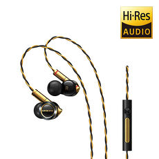 ONKYO E900M Hi-Res混合結構入耳式耳機-黑色