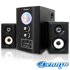 【Dennys】2.1木質USB/SD音響喇叭遙控版T-700S