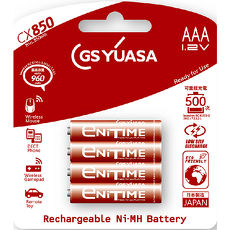 日本湯淺YUASA 低自放電鎳氫電池 4號 AAACX8501組4顆