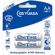 日本湯淺YUASA 低自放電鎳氫電池 3號 AACX19001組2顆
