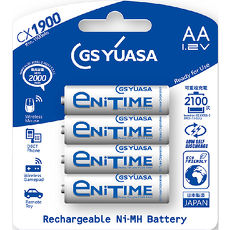 日本湯淺YUASA 低自放電鎳氫電池 3號 AACX19001組4顆