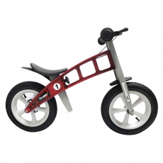 【FirstBike】德國 寓教於樂-兒童滑步車/學步車(火箭紅)