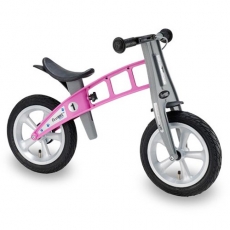 【FirstBike】德國設計 寓教於樂-兒童滑步車/學步車(亮麗粉)