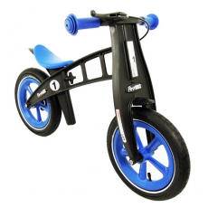 【FIRSTBIKE 】 寓教於樂-兒童滑步車/學步車-黑金鋼藍