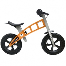 【FirstBike】德國高品質設計 寓教於樂-兒童滑步車/學步車(越野橘)